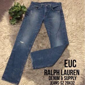 Ralph Lauren Denim & Supply Jeans-Sz 29x32-Straight Leg-Cotton